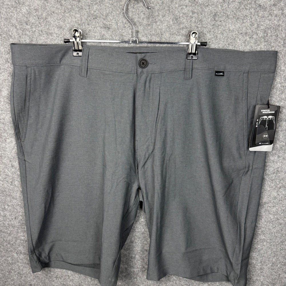 TravisMathew‎ Sand Harbor Golf Shorts Mens 42 Heather Dark Grey 1MW387 NWT - Picture 9 of 11